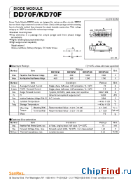 Datasheet DD70F120 производства SanRex